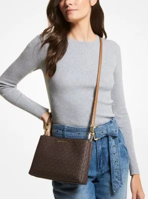 Trisha Medium Logo Crossbody Bag | 55554