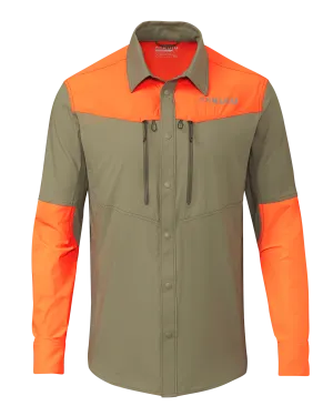 Upland Sporter Shirt | Khaki/Blaze Orange