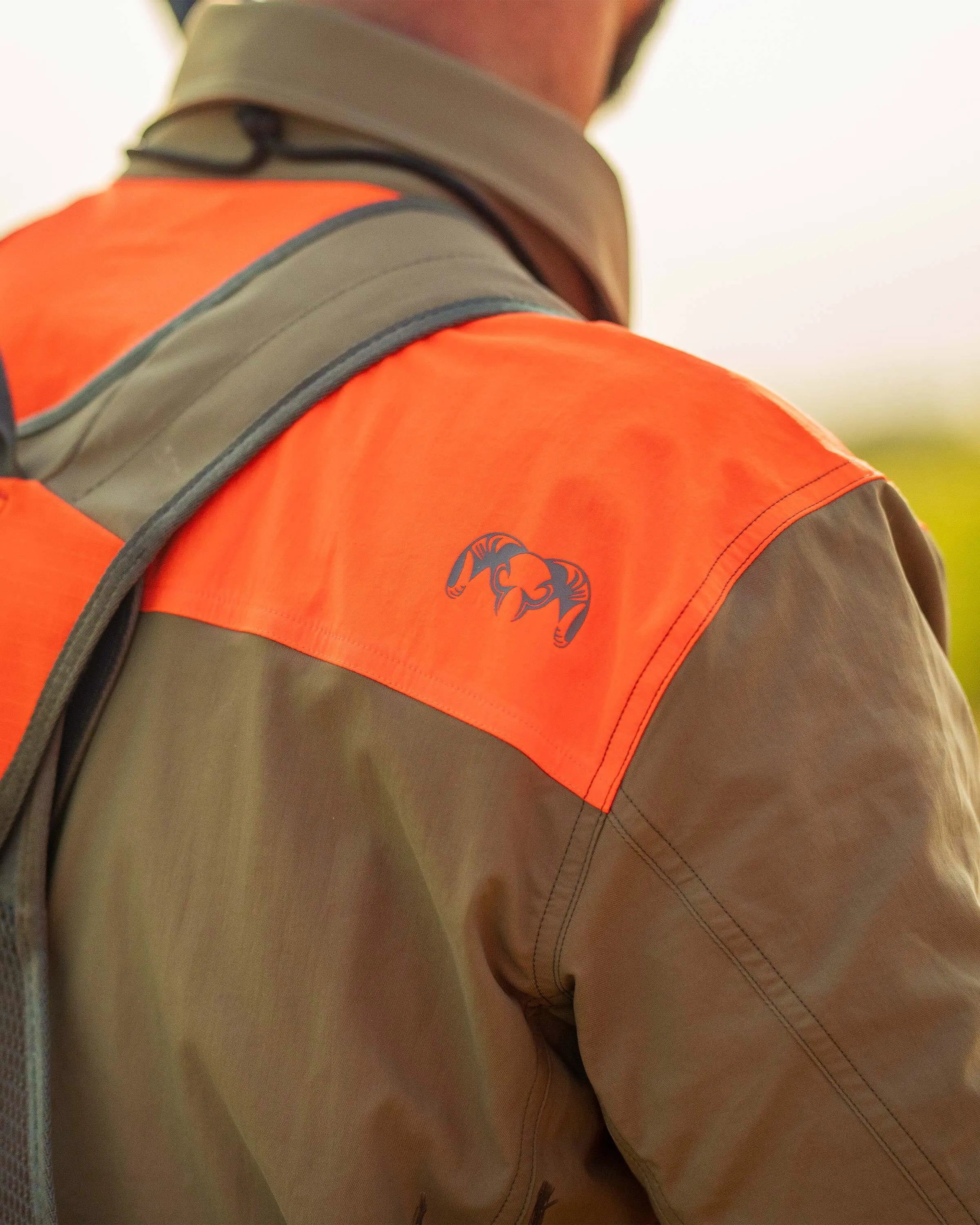 Upland Sporter Shirt | Khaki/Blaze Orange