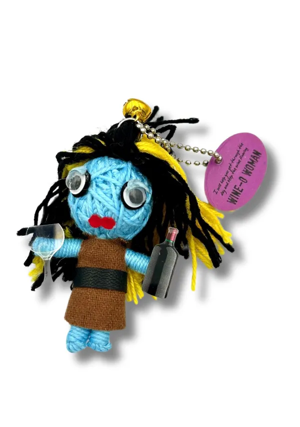 Watchover Voodoo Doll - Wine-O Woman