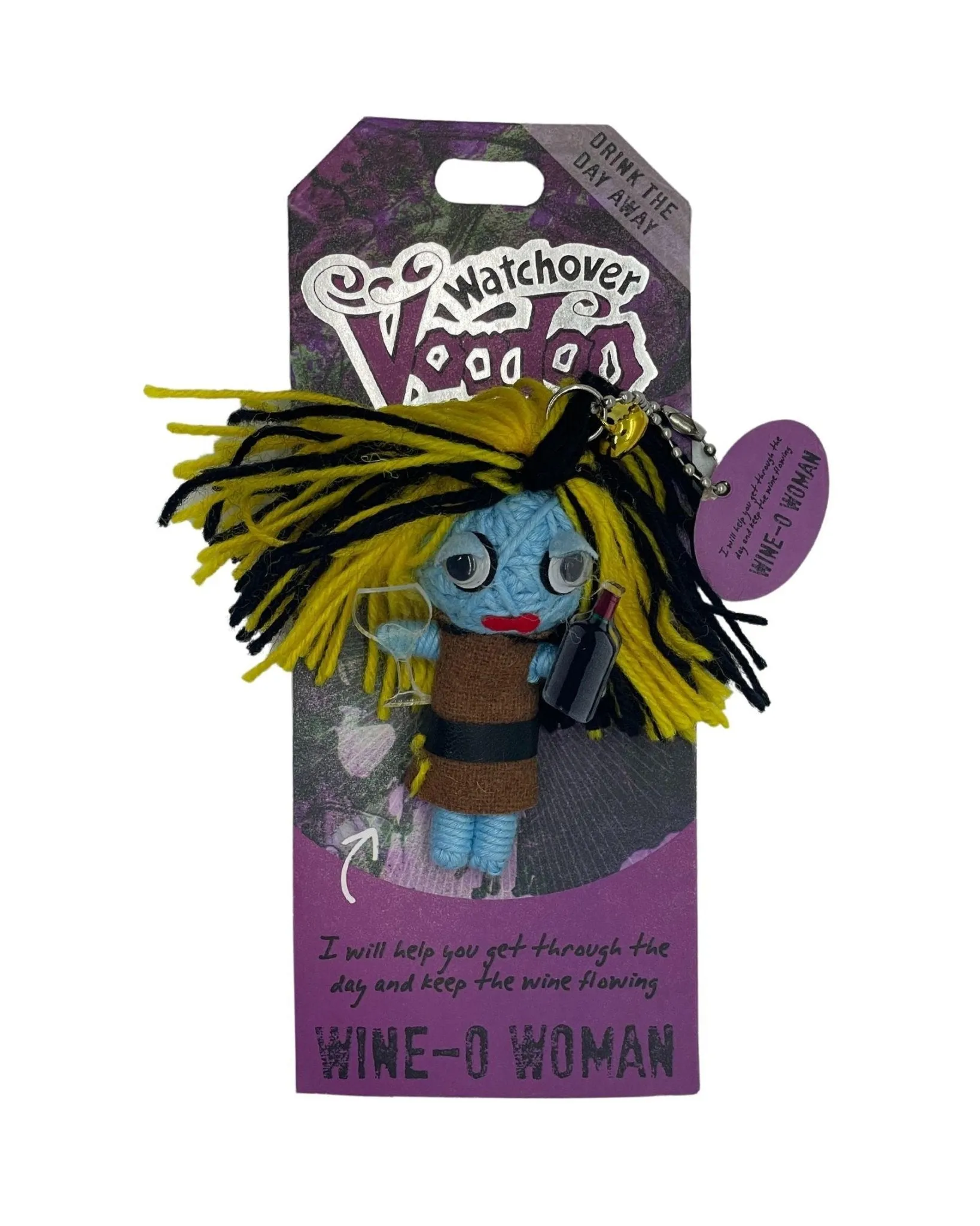 Watchover Voodoo Doll - Wine-O Woman