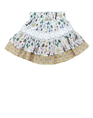 Western Girls Ruffle Shorts