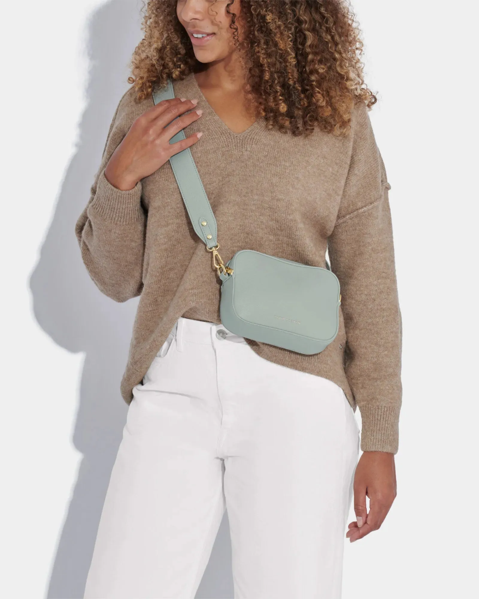 Zana Mini Crossbody Bag - Duck Egg Blue